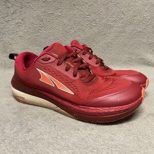 Altra Paradigm 5 Shoes Womens 9 Red Running Sneaker Read